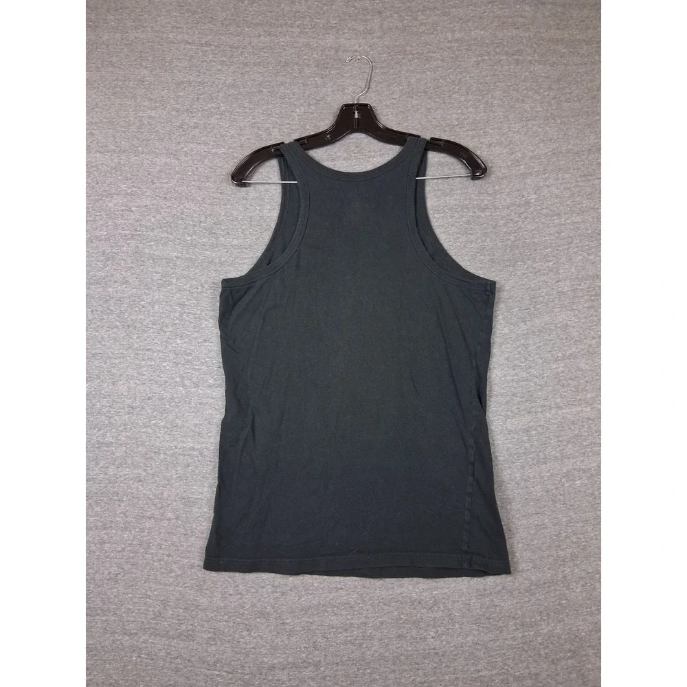 Polo Ralph Lauren Mens Shirt Medium Black Small Pony Tank Fitted Casual Preppy